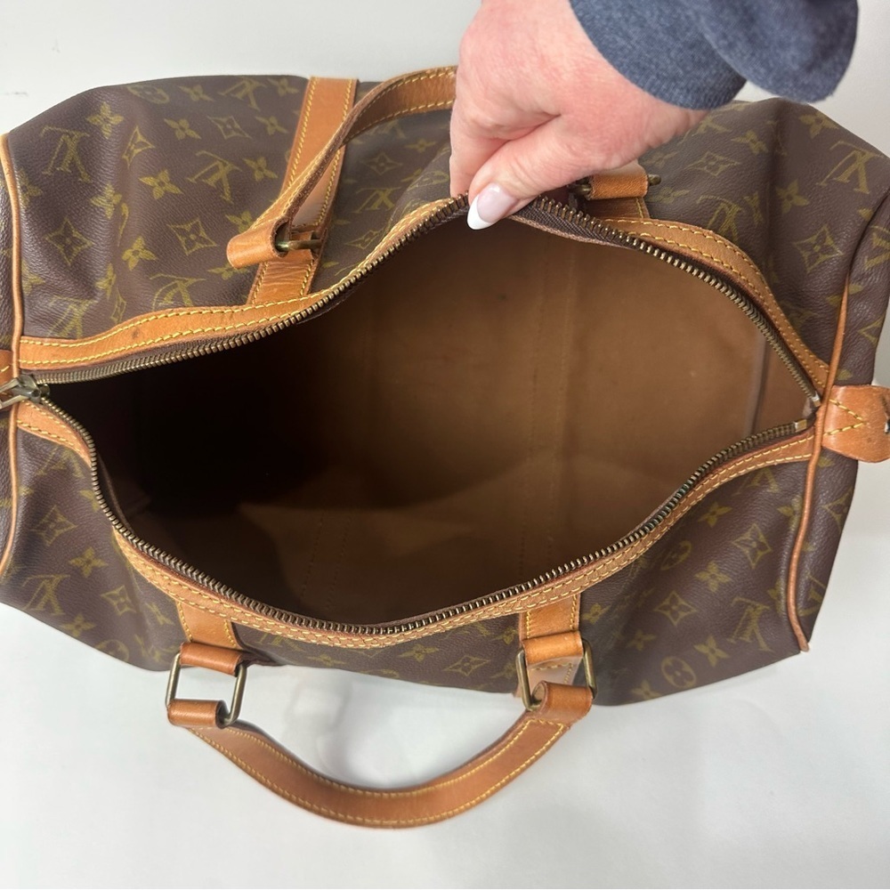 Louis Vuitton Sac Souple 45 Duffel Travel Bag Vintage Monogram - Picture 14 of 16